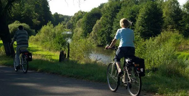 Radfahren am Wasser